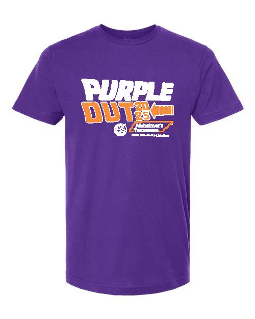 2025 Purple Out T-Shirt – Alzheimer's Tennessee